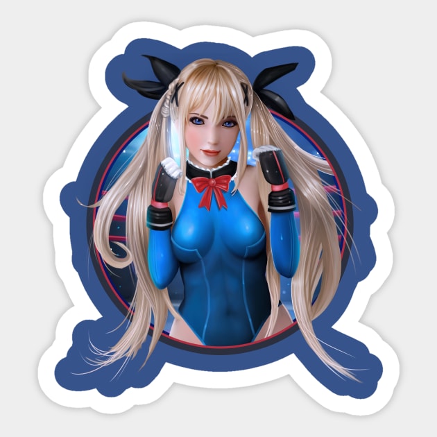 Marie Rose Sticker by poolboy